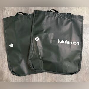 Lululemon dark green tote